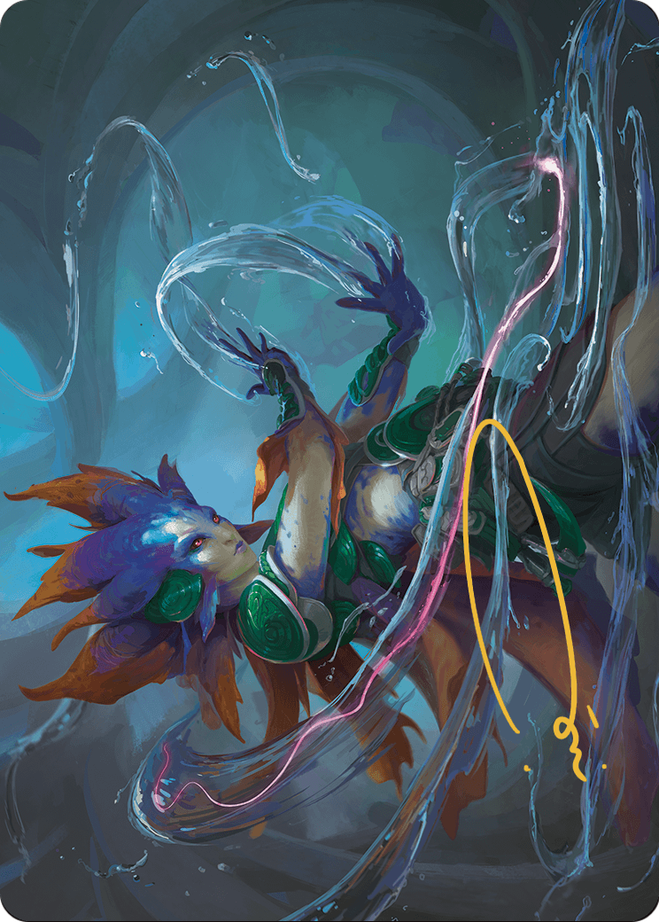 Nicanzil, Current Conductor // Nicanzil, Current Conductor  [The Lost Caverns of Ixalan Art Series] (Borderless)