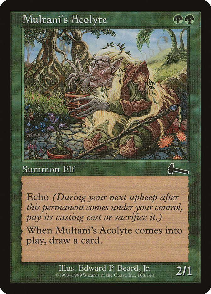Multani's Acolyte [Urza's Legacy] Foil