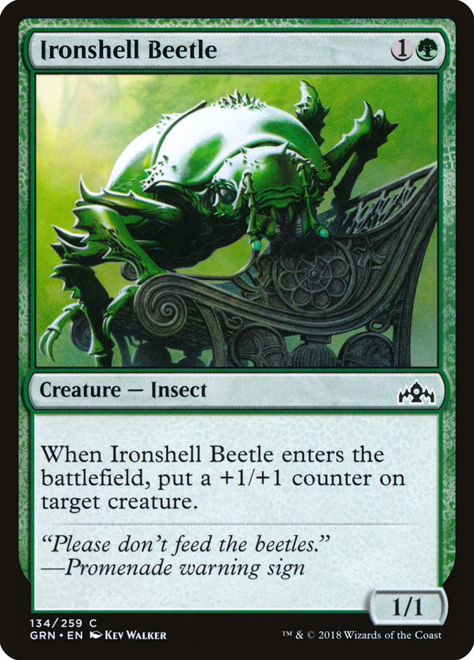 Ironshell Beetle [Guilds of Ravnica] Foil