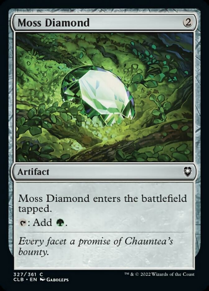 Moss Diamond [Commander Legends: Battle for Baldur's Gate] Foil