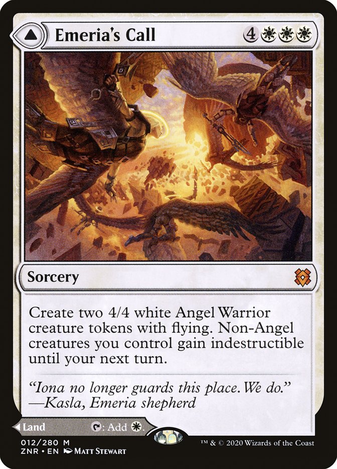 Emeria's Call // Emeria, Shattered Skyclave [Zendikar Rising] Foil