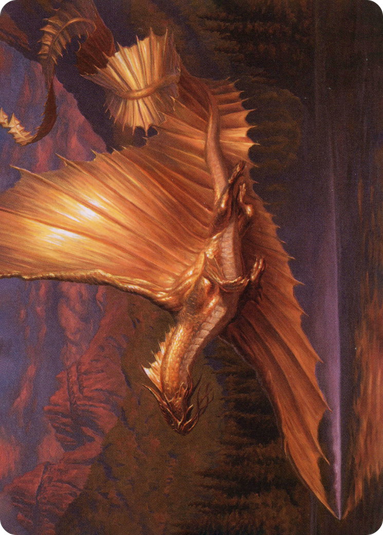 Adult Gold Dragon // Adult Gold Dragon  [Adventures in the Forgotten Realms Art Series] (Borderless)