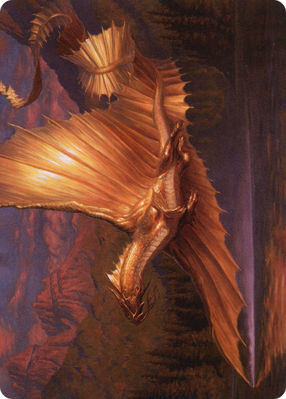 Adult Gold Dragon // Adult Gold Dragon  [Adventures in the Forgotten Realms Art Series] (Borderless)