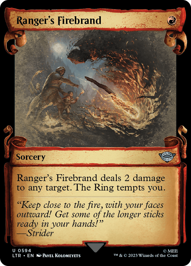 Ranger's Firebrand [The Lord of the Rings: Tales of Middle-Earth Showcase Scrolls] Foil