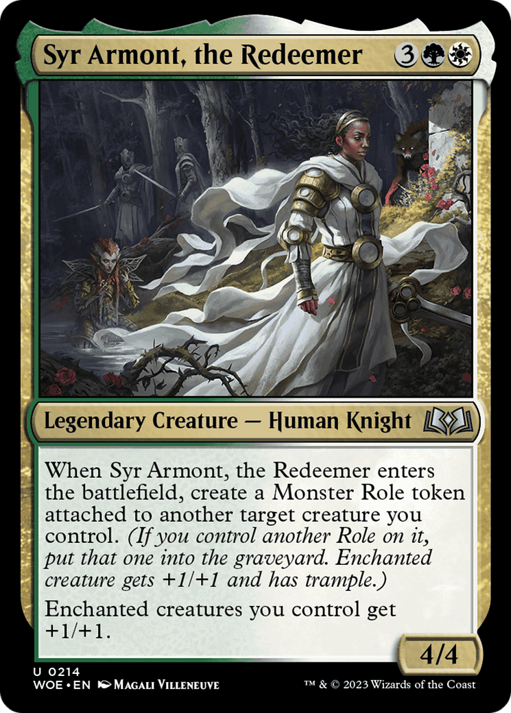 Syr Armont, the Redeemer [Wilds of Eldraine] Foil
