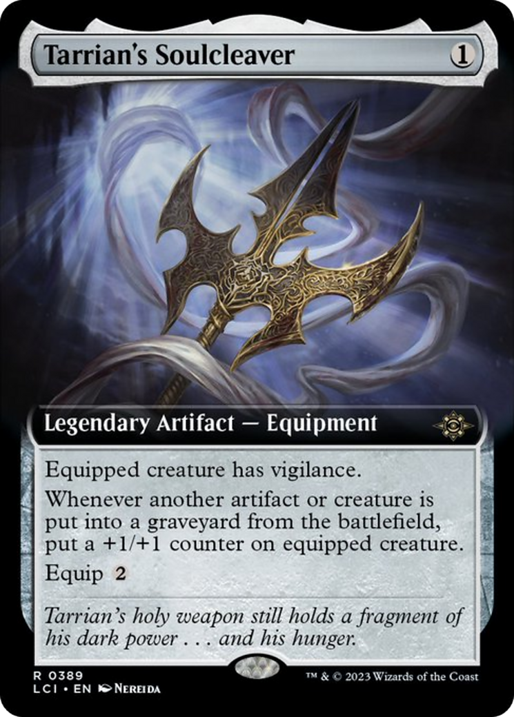 Tarrian's Soulcleaver (Extended Art) [The Lost Caverns of Ixalan] Foil
