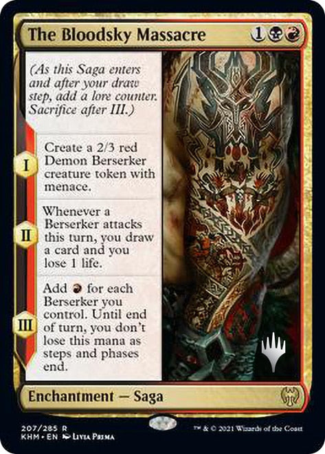 The Bloodsky Massacre (Promo Pack) [Kaldheim Promos] Foil