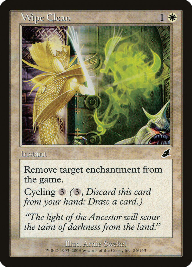 Wipe Clean [Scourge] Foil