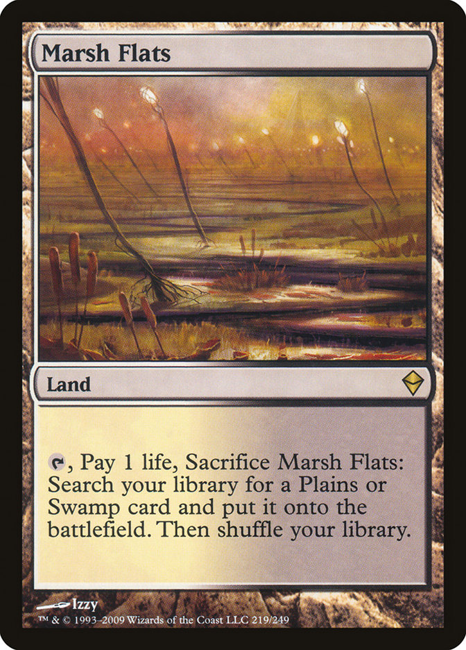 Marsh Flats [Zendikar] Foil