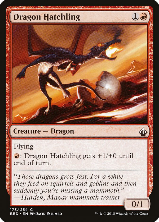 Dragon Hatchling [Battlebond] Foil