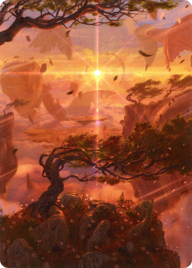 Windswept Heath // Windswept Heath  [Zendikar Rising Art Series] (Borderless)