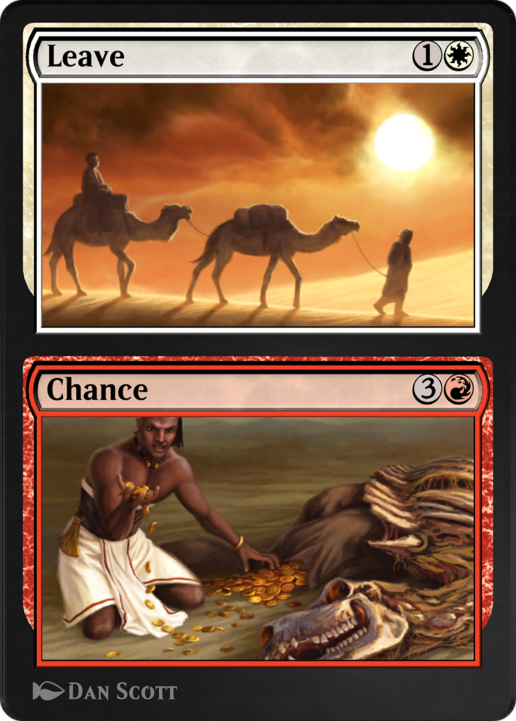 Leave // Chance  [Amonkhet Remastered]