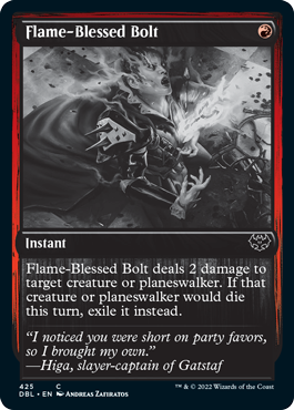 Flame-Blessed Bolt [Innistrad: Double Feature] Foil