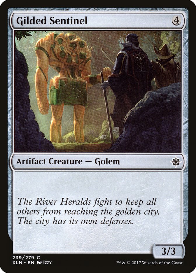 Gilded Sentinel [Ixalan] Foil