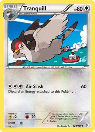 Tranquill (124/149) [Black & White: Boundaries Crossed] Reverse Holofoil