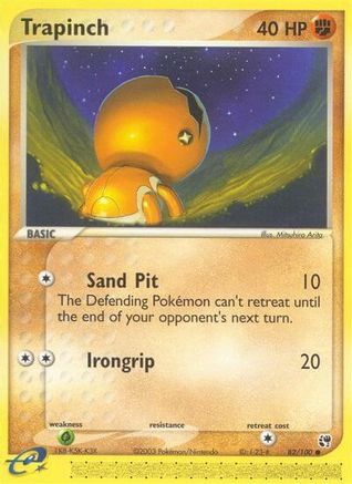 Trapinch (82/100) [EX: Sandstorm] Reverse Holofoil