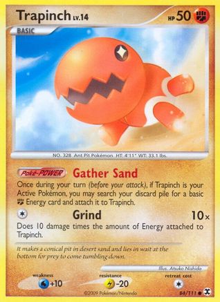 Trapinch (84/111) [Platinum: Rising Rivals] Reverse Holofoil