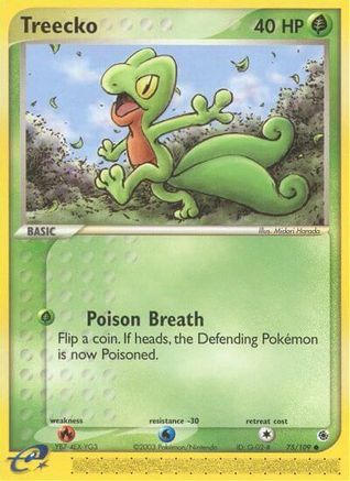 Treecko (75/109) [EX: Ruby & Sapphire] Reverse Holofoil