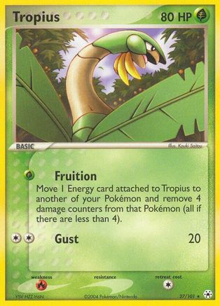 Tropius (27/101) [EX: Hidden Legends] Reverse Holofoil