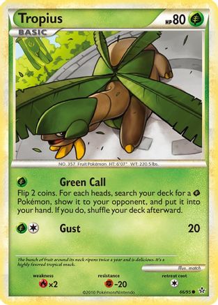 Tropius (66/95) [HeartGold & SoulSilver: Unleashed] Reverse Holofoil