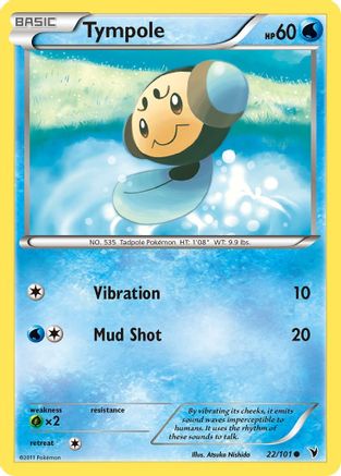 Tympole (22/101) [Black & White: Noble Victories] Reverse Holofoil