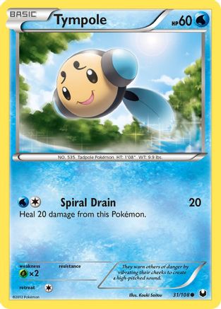 Tympole (31/108) [Black & White: Dark Explorers] Reverse Holofoil