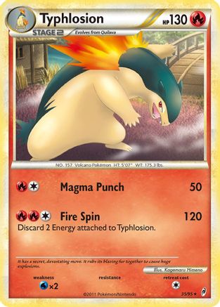 Typhlosion (35/95) [HeartGold & SoulSilver: Call of Legends] Reverse Holofoil