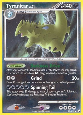 Tyranitar (30/100) [Diamond & Pearl: Stormfront] Reverse Holofoil