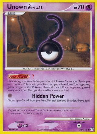 Unown ? (82/146) [Diamond & Pearl: Legends Awakened] Reverse Holofoil