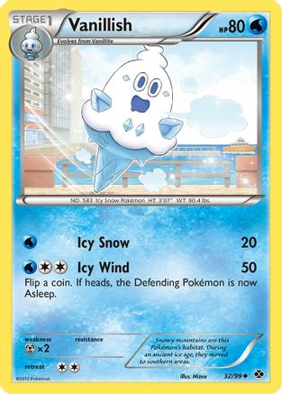 Vanillish (32/99) [Black & White: Next Destinies] Reverse Holofoil