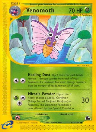 Venomoth (111/144) [Skyridge] Reverse Holofoil