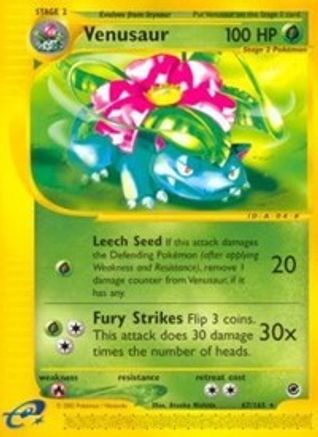 Venusaur (67/165) [Expedition: Base Set] Reverse Holofoil