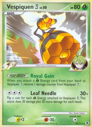 Vespiquen (35/111) [Platinum: Rising Rivals] Reverse Holofoil