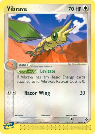 Vibrava (46/97) [EX: Dragon] Reverse Holofoil