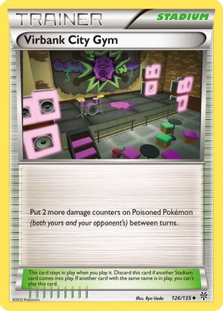 Virbank City Gym (126/135) [Black & White: Plasma Storm] Reverse Holofoil