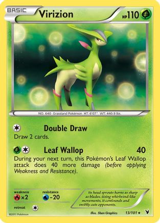 Virizion (13/101) [Black & White: Noble Victories] Reverse Holofoil