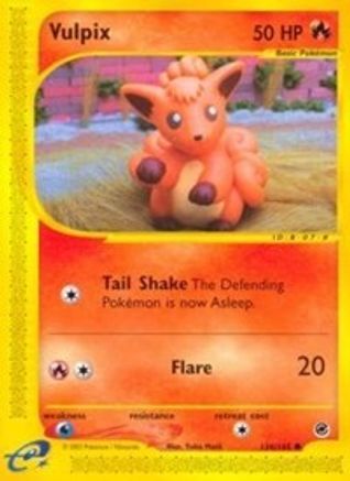 Vulpix (136/165) [Expedition: Base Set] Reverse Holofoil