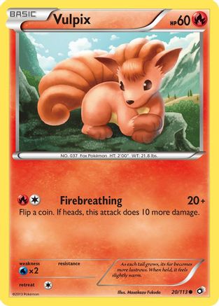 Vulpix (20/113) [Black & White: Legendary Treasures] Reverse Holofoil
