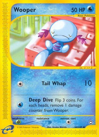 Wooper (66/147) [Aquapolis] Reverse Holofoil
