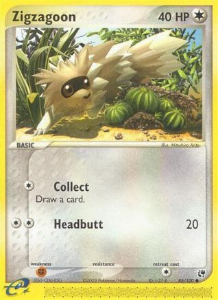 Zigzagoon (85/100) [EX: Sandstorm] Reverse Holofoil