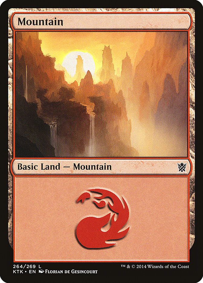 Mountain (264) [Khans of Tarkir] Foil
