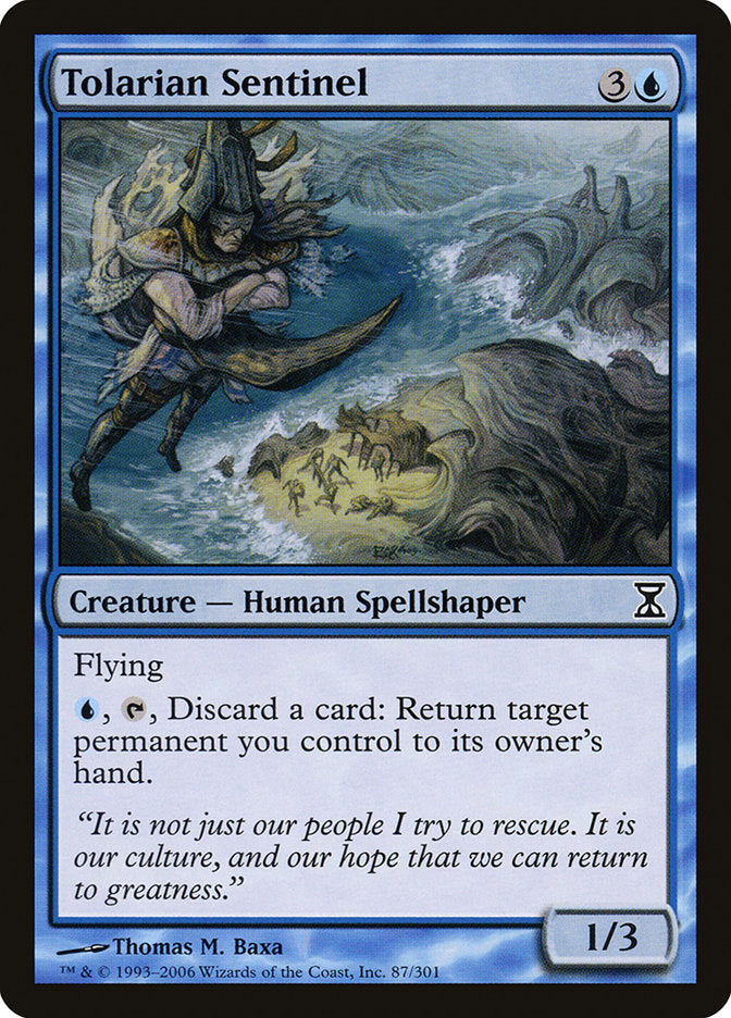Tolarian Sentinel [Time Spiral] Foil