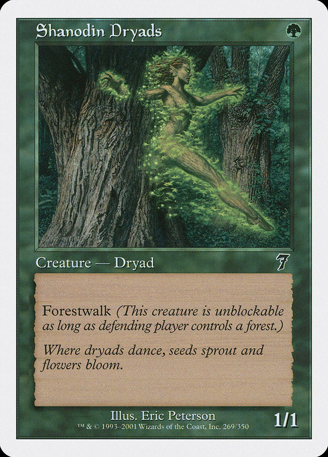 Shanodin Dryads [Seventh Edition] Foil