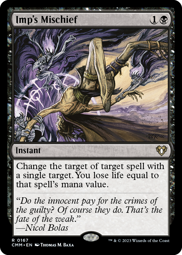 Imp's Mischief [Commander Masters] Foil