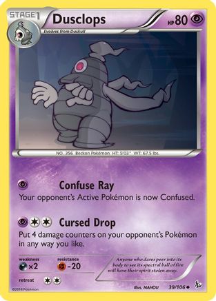 Dusclops (39/106) [XY: Flashfire] Reverse Holofoil