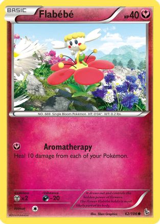 Flabebe (62/106) [XY: Flashfire] Reverse Holofoil
