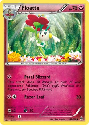 Floette (65/106) [XY: Flashfire] Reverse Holofoil
