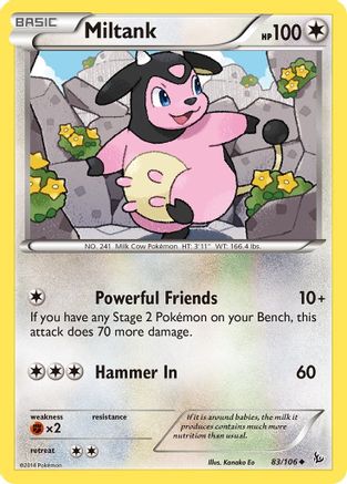 Miltank (83/106) [XY: Flashfire] Reverse Holofoil