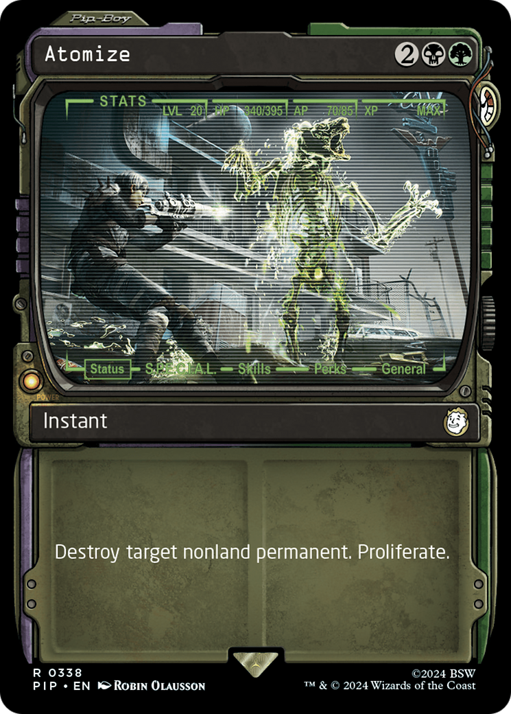 Atomize (Showcase) [Fallout] Foil