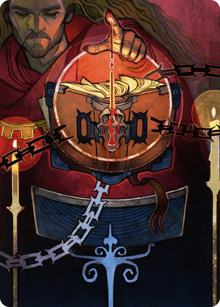 Sign in Blood // Sign in Blood  [Strixhaven Art Series] (Borderless) Foil